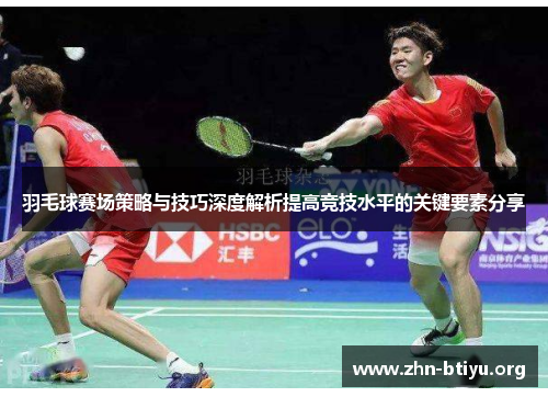 羽毛球赛场策略与技巧深度解析提高竞技水平的关键要素分享 羽毛球赛场策略与技巧深度解析提高竞技水平的关键要素分享